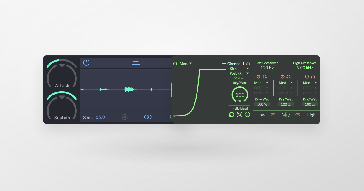 Transient Control Brand Transient Bundle | Transient Shaping & Sidechain Tools for Ableton Live ...